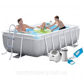 Каркасный бассейн Intex 26784 - 6, 300 х 175 х 80 см, (4 г/ч, 3 785 л/ч, лестниц. Кам'янське. фото 1 Каркасный бассейн Intex 26784 - 6, 300 х 175 х 80 см, (4 г/ч, 3 785 л/ч, лестниц. Кам'янське. фото 1