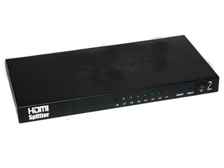 HDMI 1x8 портов сплиттер, разветвитель, коммутатор Сплиттер позволяет продублиро. . фото 2