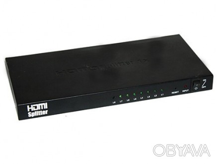 HDMI 1x8 портов сплиттер, разветвитель, коммутатор Сплиттер позволяет продублиро. . фото 1