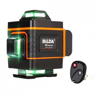 Качественный лазерный нивелир Hilda 4D-16 совмещающий в себе компактность и мног. . фото 2