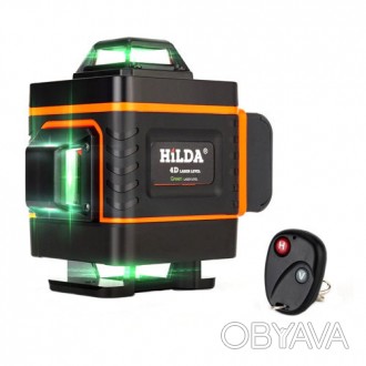 Качественный лазерный нивелир Hilda 4D-16 совмещающий в себе компактность и мног. . фото 1