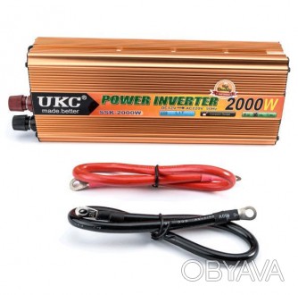 Преобразователь авто инвертор UKC 24V-220V 2000W
Преобразователь авто инвертор U. . фото 1