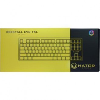 Hator Rockfall EVO TKL Optical (HTK-630) – игровая механическая клавиатура, кото. . фото 6