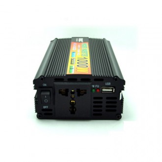 Преобразователь инвертор UKC 12V-220V 1000WАвтомобильный инвертор UKC Power Inve. . фото 5