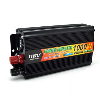 Преобразователь инвертор UKC 12V-220V 1000WАвтомобильный инвертор UKC Power Inve. . фото 3