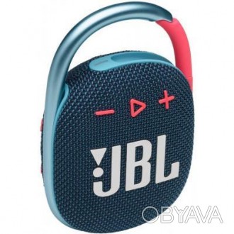 JBL Clip 4 — небольшая и компактная портативная колонка с частотным диапазоном 1. . фото 1