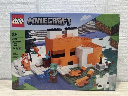 Лего Майнкрафт Лисья хижина LEGO Minecraft 21178 Fox Lodge. Киев. фото 1 Лего Майнкрафт Лисья хижина LEGO Minecraft 21178 Fox Lodge. Киев. фото 1