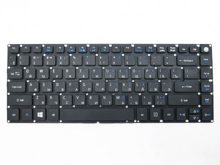 Новая клавиатура для ноутбука ACER E5-422, E5-473
 ,белого цвета, с rus буквами.. . фото 2