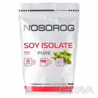 Nosorog Soy Isolate Protein 1 кг, без вкусовых добавок – пищевая добавка на осно. . фото 1