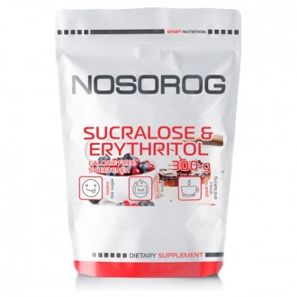 Nosorog Sucralose & Erythritol 300 гр – это низкоуглеводный подсластитель, котор. . фото 2