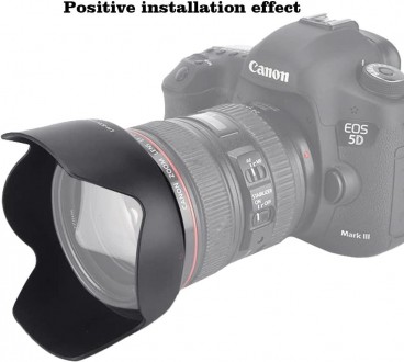 Бленда EW-83H для объективов Canon. Использование бленды ограничивает поток боко. . фото 4