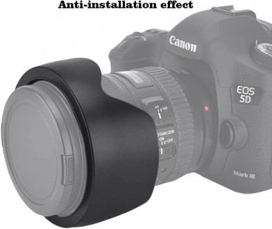 Бленда EW-83H для объективов Canon. Использование бленды ограничивает поток боко. . фото 5