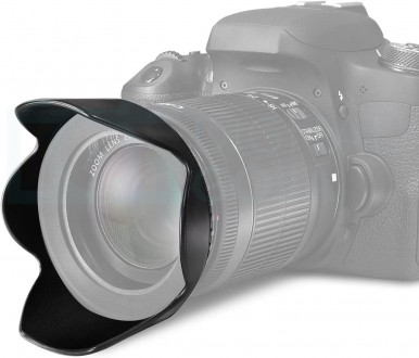 Бленда EW-73С для объективов Canon. Использование бленды ограничивает поток боко. . фото 3