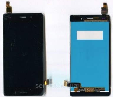 Дисплейний модуль для смартфона Huawei P8 Lite / ALE-L21 чорний. . фото 3