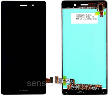 Дисплейний модуль для смартфона Huawei P8 Lite / ALE-L21 чорний. . фото 1