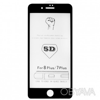 Защитное стекло 5D for iPhone 7 Plus iPhone 8 Plus Black
	Отличное качество изго. . фото 1
