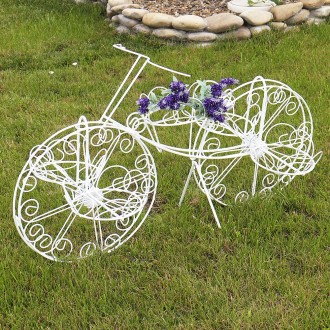 Великий двоколісний велосипед для вазонів – якісний садовий декор українського в. . фото 3