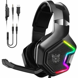 Описание Наушников игровых ONIKUMA Gaming K10 Pro LED, черных
ONIKUMA Gaming K10. . фото 4