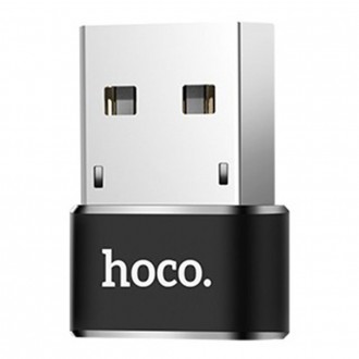 Описание Переходника USB-USB Type-C HOCO UA6, черный
Переходник USB-USB Type-C H. . фото 3