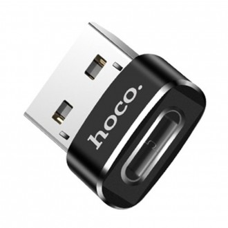 Описание Переходника USB-USB Type-C HOCO UA6, черный
Переходник USB-USB Type-C H. . фото 4