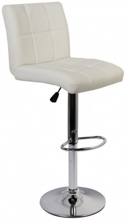 Барный стул Bonro экокожа BC-0106. Цвет белый
 
Элегантный барный стул современн. . фото 2