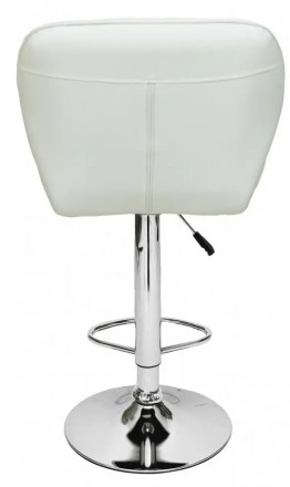 Барный стул со спинкой Bonro B-087. Цвет белый.
Элегантный барный стул современн. . фото 5