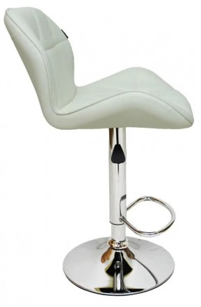 Барный стул со спинкой Bonro B-087. Цвет белый.
Элегантный барный стул современн. . фото 4
