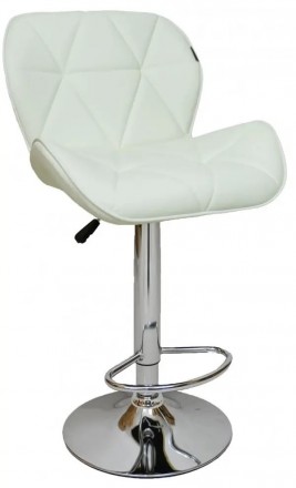 Барный стул со спинкой Bonro B-087. Цвет белый.
Элегантный барный стул современн. . фото 2