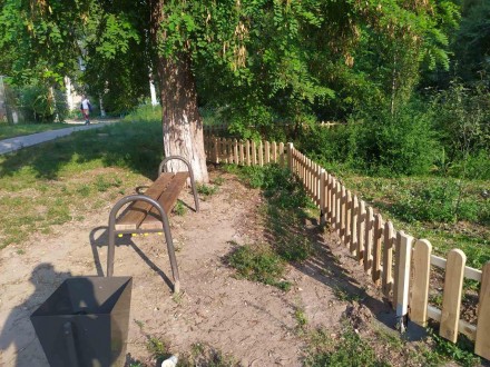 Деревянный заборчик LNK "Люкс" 2000*500 мм. из Сосна - идеально подойдет для клу. . фото 4