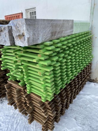 Деревянный заборчик LNK "Люкс" 2000*500 мм. из Сосна - идеально подойдет для клу. . фото 8