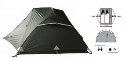 Палатка Tramp Cloud 2 / темно-зеленая
 
Обзор о тесте этой палатки в Норвегии на. . фото 4