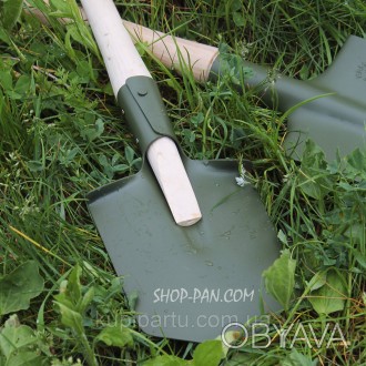 Лопатка саперна, зелена Україна СП-1
Одна з незамінних інструментів — це саперна. . фото 1