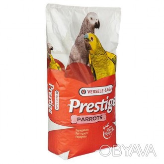 Versele-Laga Prestige Parrots КРУПНЫЙ ПОПУГАЙ - классическая смесь с большим сод. . фото 1