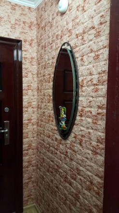 Самоклеющаяся декоративная панель 3D Loft под кирпич красный мрамор 700x770x3мм . . фото 3