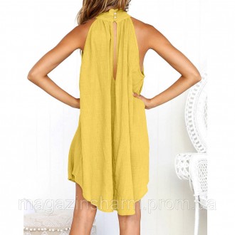Шикарное летнее платье желтое. Идеально подойдет платье для лета, будет уместно . . фото 4