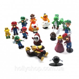 Набор фигурок из игры Супер Марио порадует как взрослого, так и маленького покло. . фото 4
