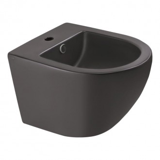 Біде підвісне Qtap Robin 495х370х325 Matt black QT1355046FMB. Киев. фото 1 Біде підвісне Qtap Robin 495х370х325 Matt black QT1355046FMB. Киев. фото 1