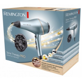 Фен Remington AC9300 Shine Therapy PRO обладает тройной технологией улучшения бл. . фото 7
