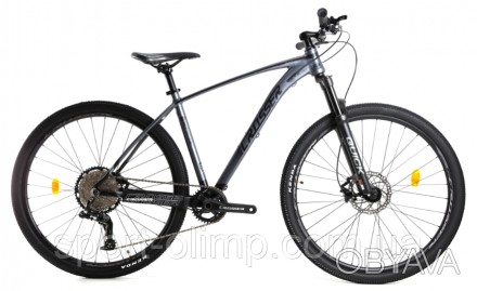 Велосипед найнер Crosser Quick 29" (рама 19, 3*8) Hidraulic Shimano Altus сіро-ч. . фото 1