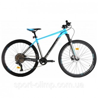 Велосипед Crosser MT-036 27,5" (рама 15,5, 2*9) Hidraulic L-TWOO серо-голубой
Но. . фото 2