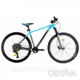 Велосипед Crosser MT-036 27,5" (рама 15,5, 2*9) Hidraulic L-TWOO серо-голубой
Но. . фото 1