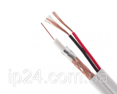  Комбинированный недорогой кабель коаксиальный RG-59+2*0,5 INDOOR (305м) TRINIX . . фото 6