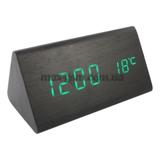 Новая модель часов с функцией часов, будильника, температуры. Часы показвают вре. . фото 2