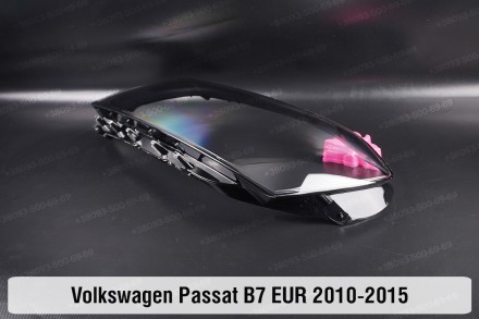 Стекло на фару VW Volkswagen Passat B7 EUR (2010-2015) VII поколение левое.
В на. . фото 7