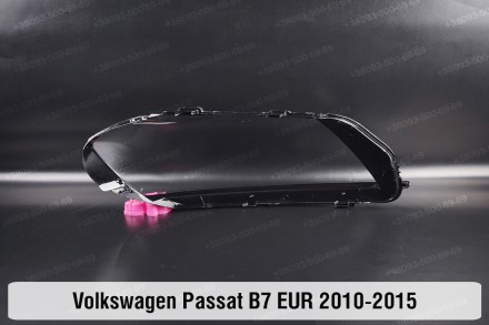 Стекло на фару VW Volkswagen Passat B7 EUR (2010-2015) VII поколение левое.
В на. . фото 3
