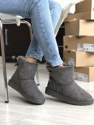 Женские UGG MINI BAILEY BOW II BOOT GREY 37. Киев. фото 1 Женские UGG MINI BAILEY BOW II BOOT GREY 37. Киев. фото 1