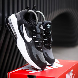 Кроссовки мужские черные Nike 270 React 
Мужские кроссовки Nike React 270 в темн. . фото 6