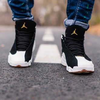 Кроссовки мужские черно-белые Nike Air Jordan Retro 13 
Шикарная модель спортивн. . фото 3