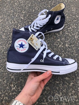 Кеды мужские синие Converse Chuck Taylor Classic High 
Мужские кеды Конверс Чак . . фото 1