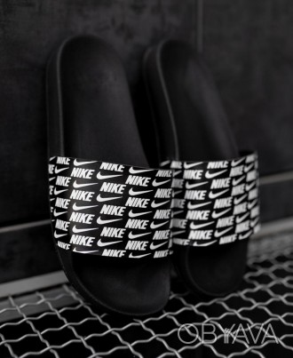 Тапочки мужские черные Nike Slides Small Logo
Стильные мужские тапочки Найк Слай. . фото 1